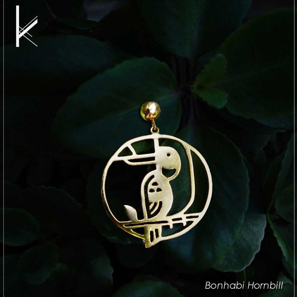 Bonhabi Hornbill Earrings