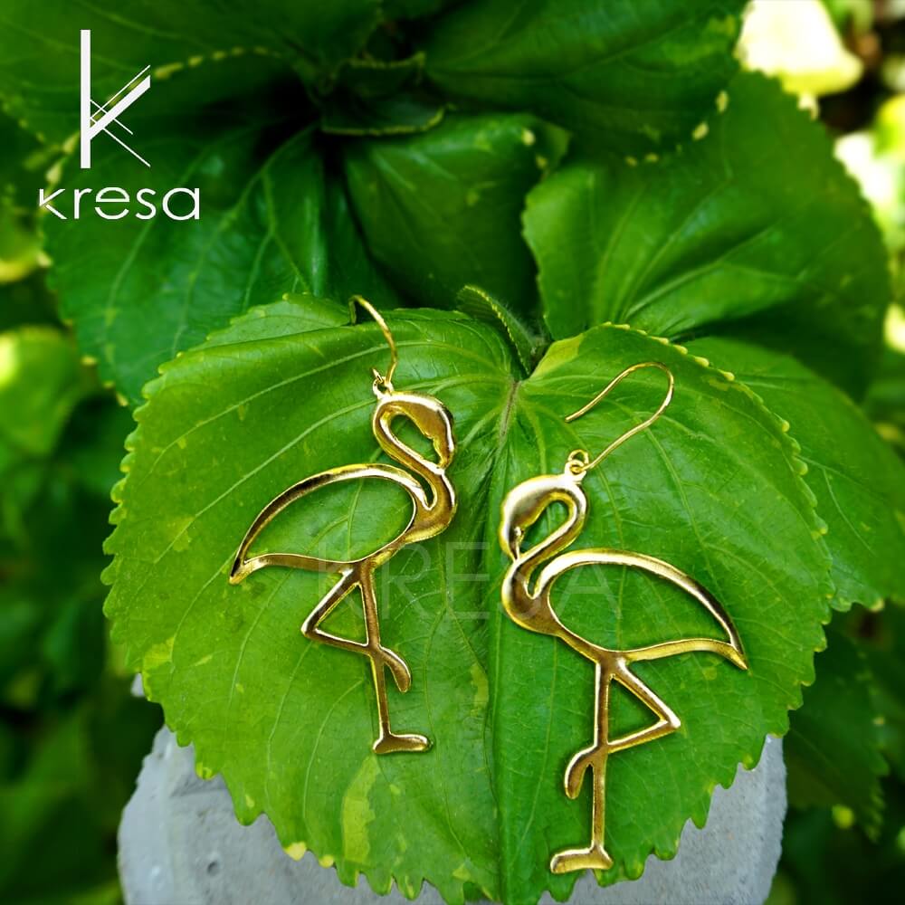 Bonhabi Crane Earrings