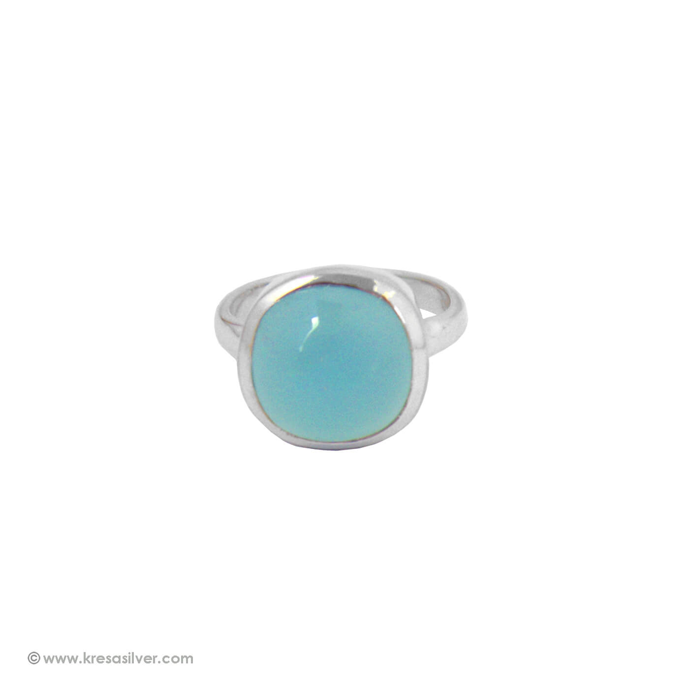 Aria Blue Calcedony Ring