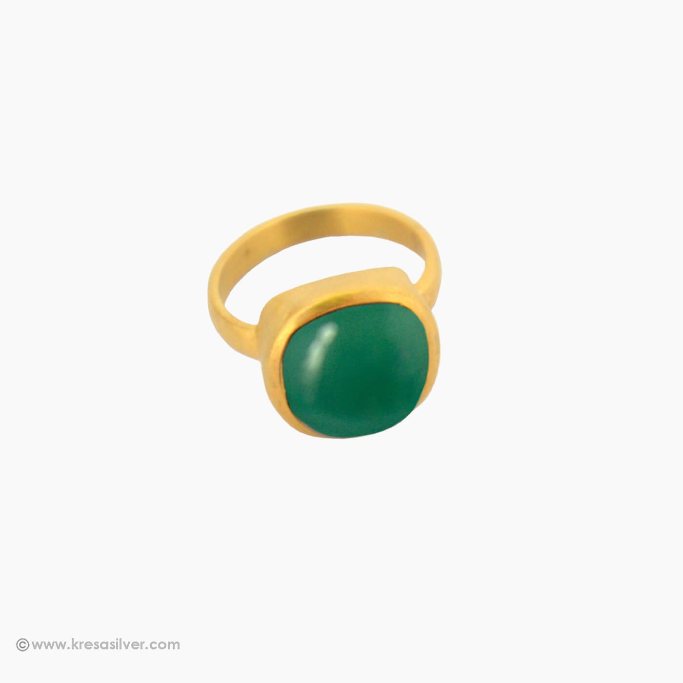 Aria Green Onyx Ring