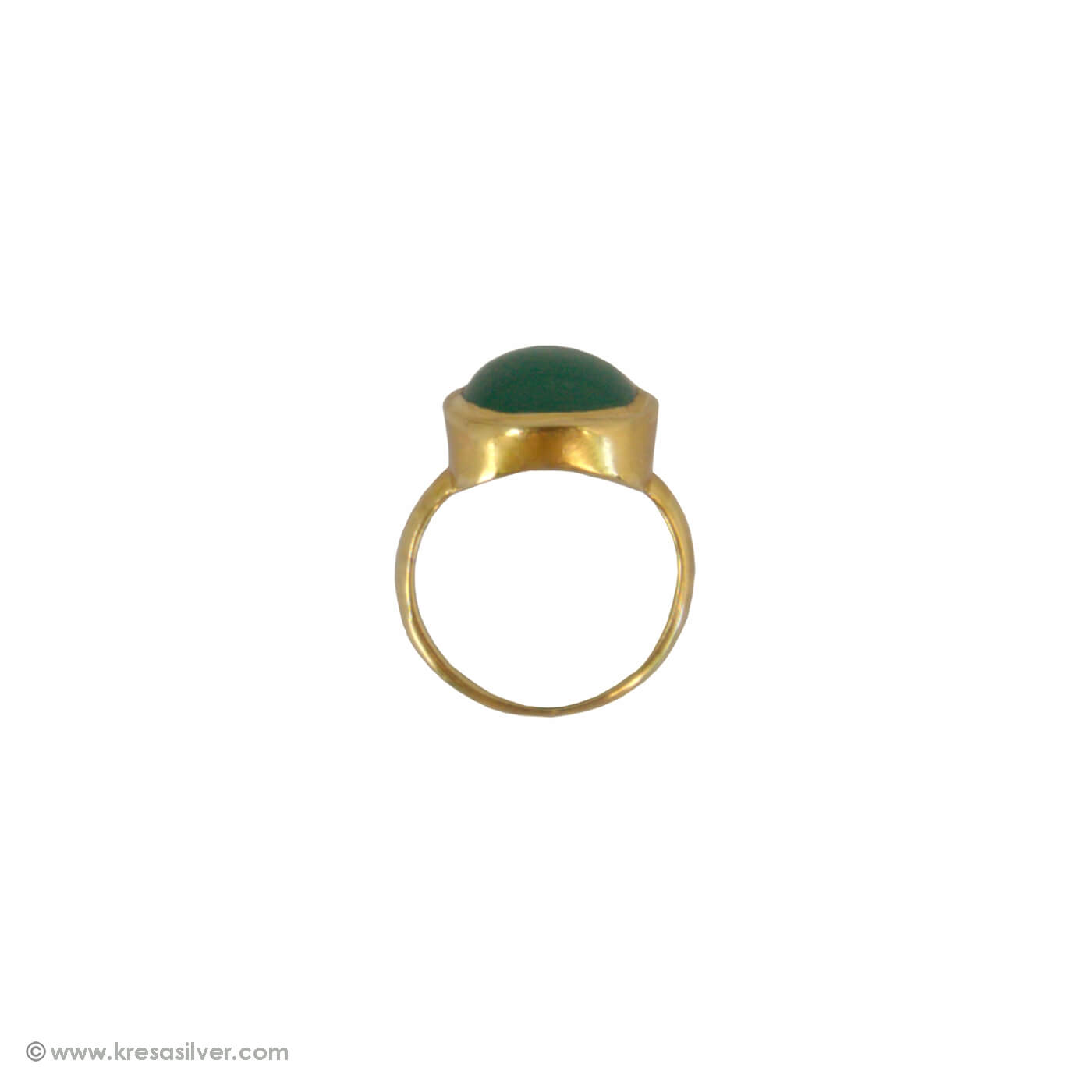Aria Green Onyx Ring