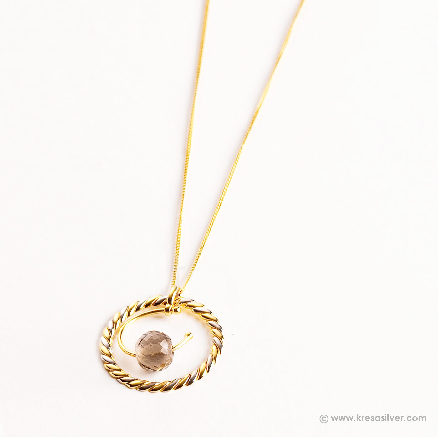 Elements Orb Necklace - Smokey 