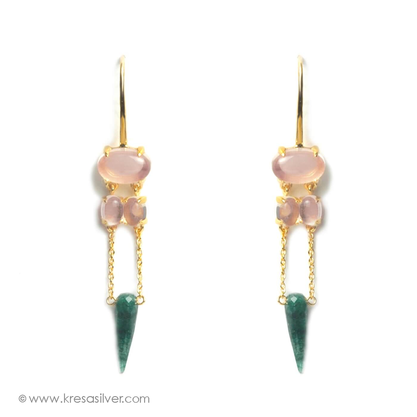 Dew Drop Cascade Earrings
