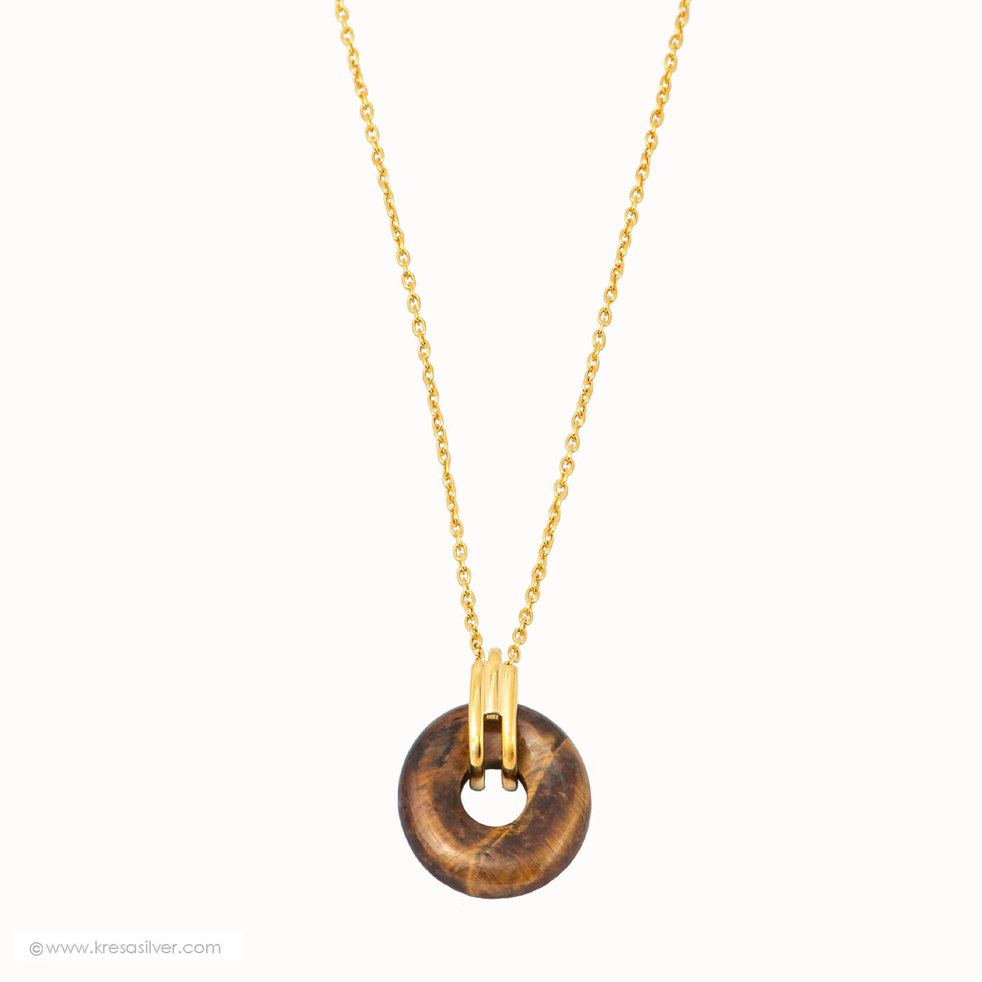 Encircle Tigers Eye Necklace