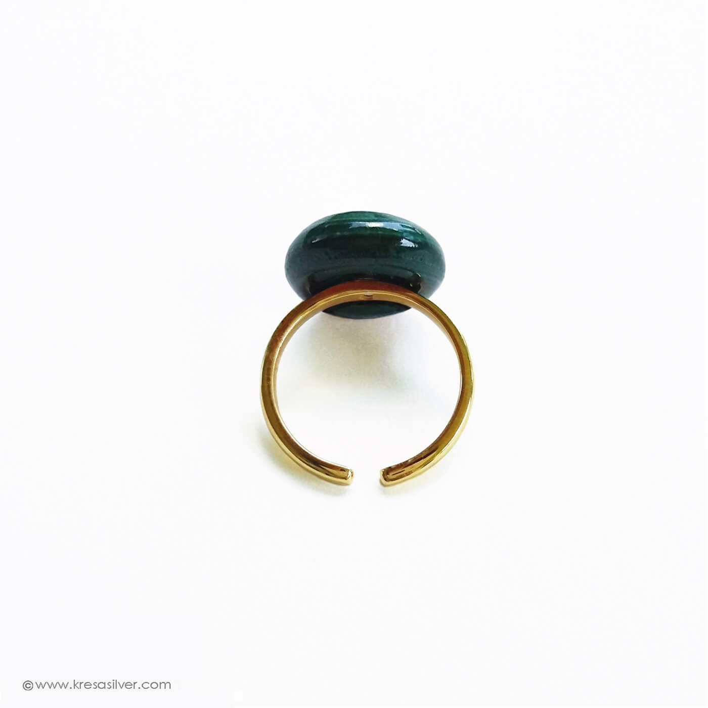 Encircle Malachite Aura Ring
